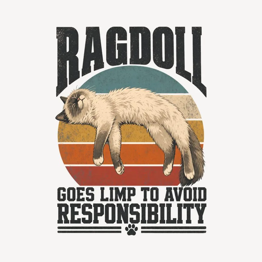 Ragdoll Goes Limp To Avoid Responsibility — funny cat mug