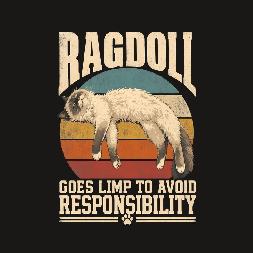 Ragdoll Goes Limp To Avoid Responsibility — funny cat phone case