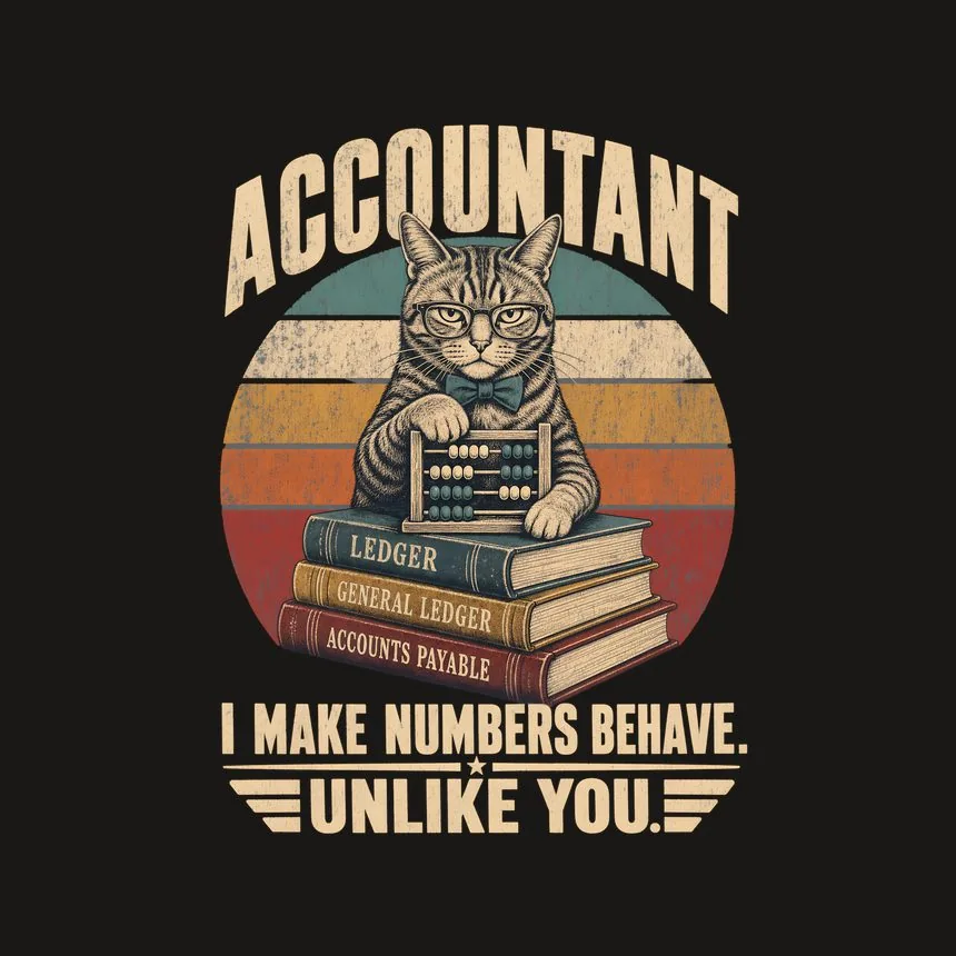 Accountant I Make Numbers Behave. Unlike You — funny cat phone case