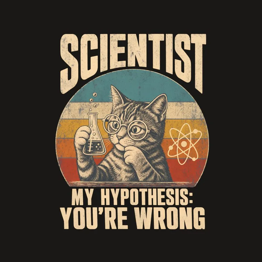 Scientist My Hypothesis You'Re Wrong Cat Design — funny cat phone case