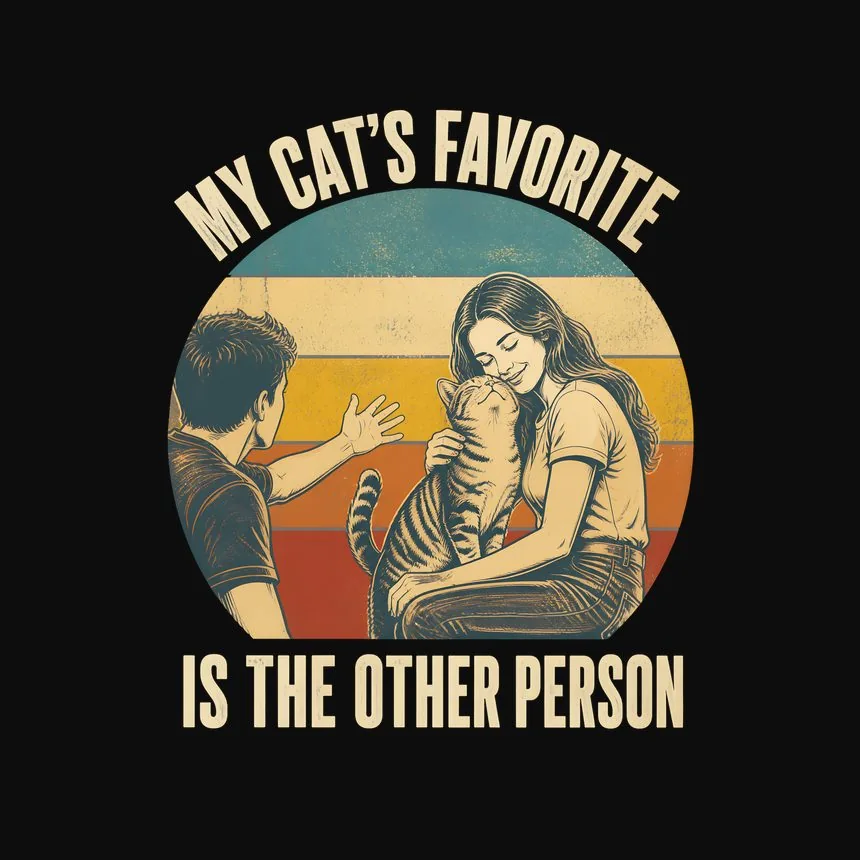My Cat's Favorite Is The Other Person — funny cat tee