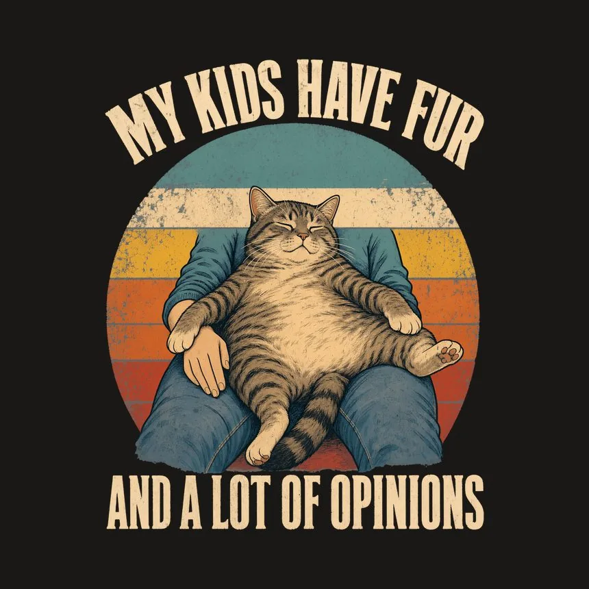 My Kids Have Fur And A Lot Of Opinions Cat Design — funny cat tumbler