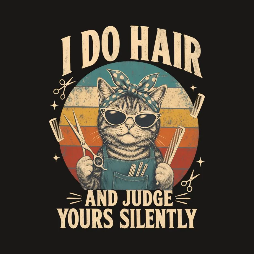 I Do Hair And Judge Yours Silently Cat Design — funny cat tumbler