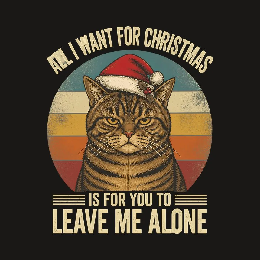 All I Want For Is For You To Leave Me Alone — funny cat tumbler